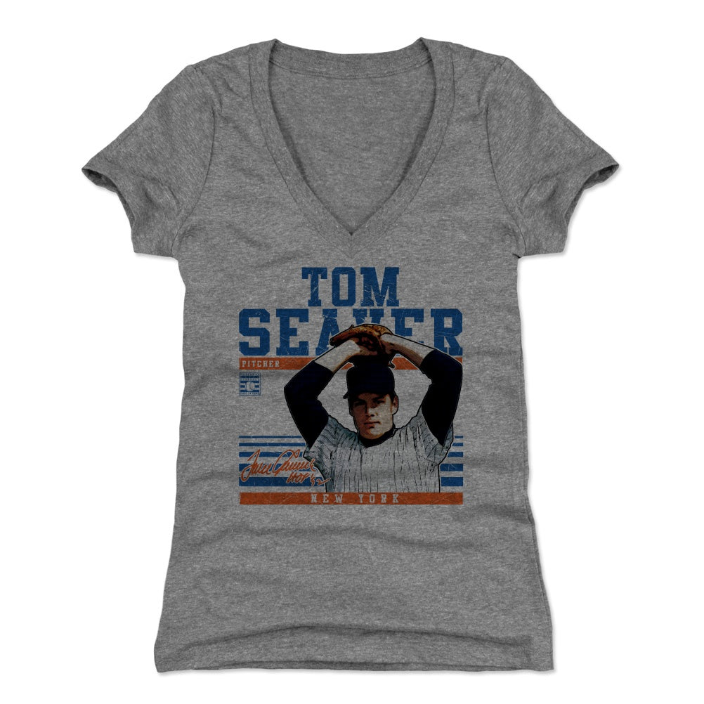 Tom Seaver Women's V-Neck T-Shirt | 500 LEVEL