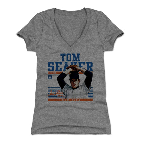 Tom Seaver Women's V-Neck T-Shirt | 500 LEVEL