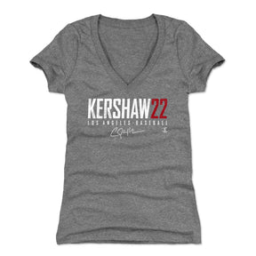 Clayton Kershaw Women's V-Neck T-Shirt | 500 LEVEL