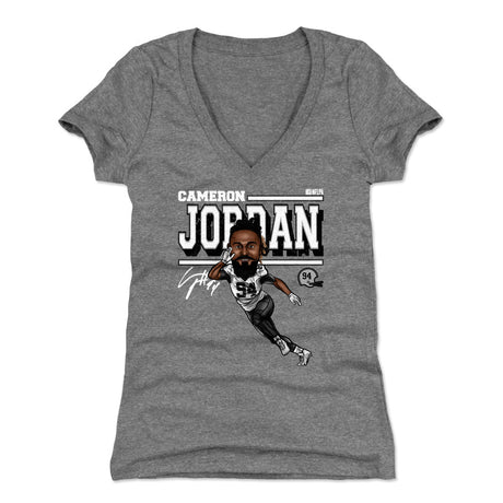 Cameron Jordan Women's V-Neck T-Shirt | 500 LEVEL
