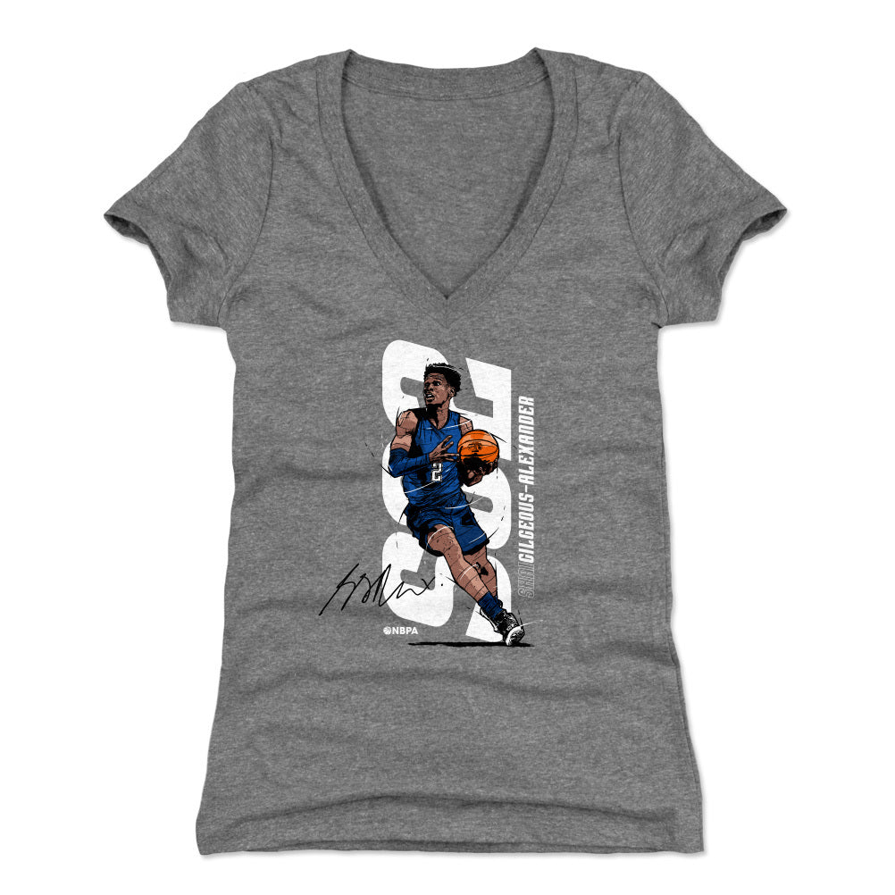 Shai Gilgeous-Alexander Women's V-Neck T-Shirt | 500 LEVEL
