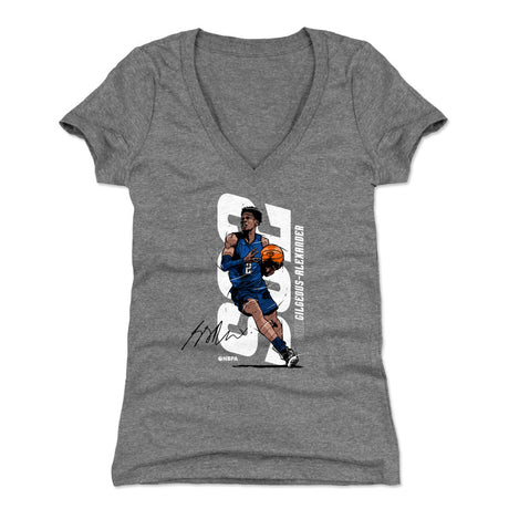 Shai Gilgeous-Alexander Women's V-Neck T-Shirt | 500 LEVEL