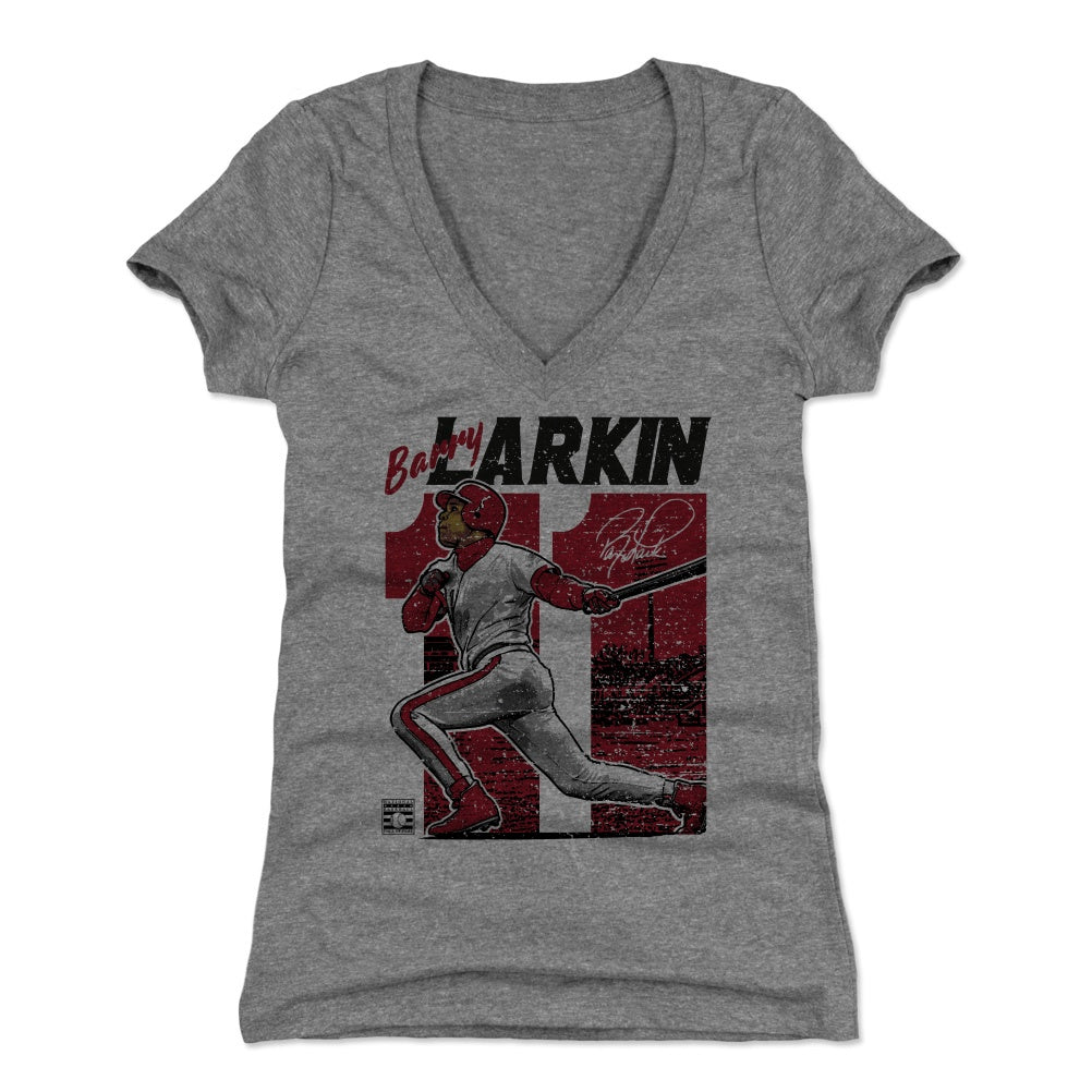 Barry Larkin Women's V-Neck T-Shirt | 500 LEVEL