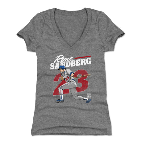 Ryne Sandberg Women's V-Neck T-Shirt | 500 LEVEL