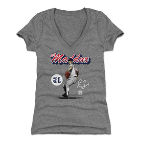 Greg Maddux Women's V-Neck T-Shirt | 500 LEVEL