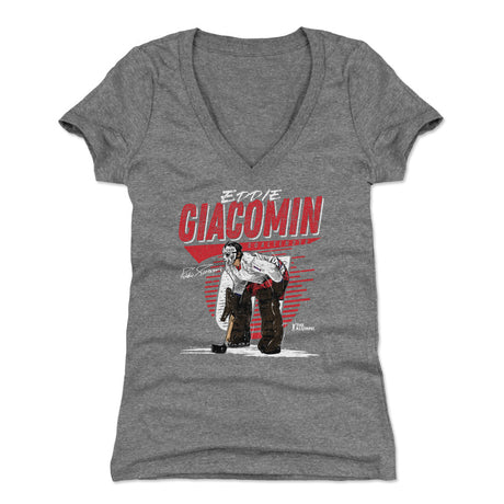 Eddie Giacomin Women's V-Neck T-Shirt | 500 LEVEL