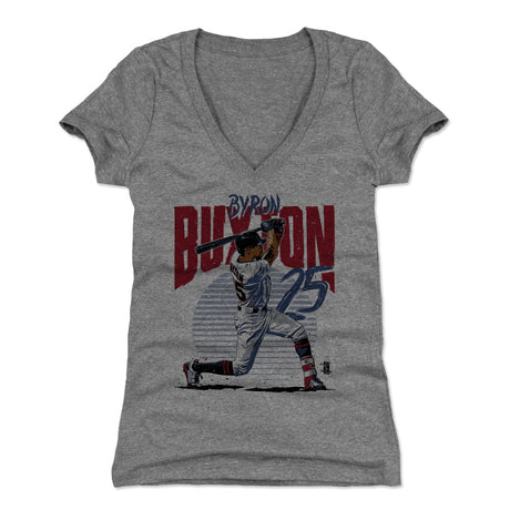 Byron Buxton Women's V-Neck T-Shirt | 500 LEVEL