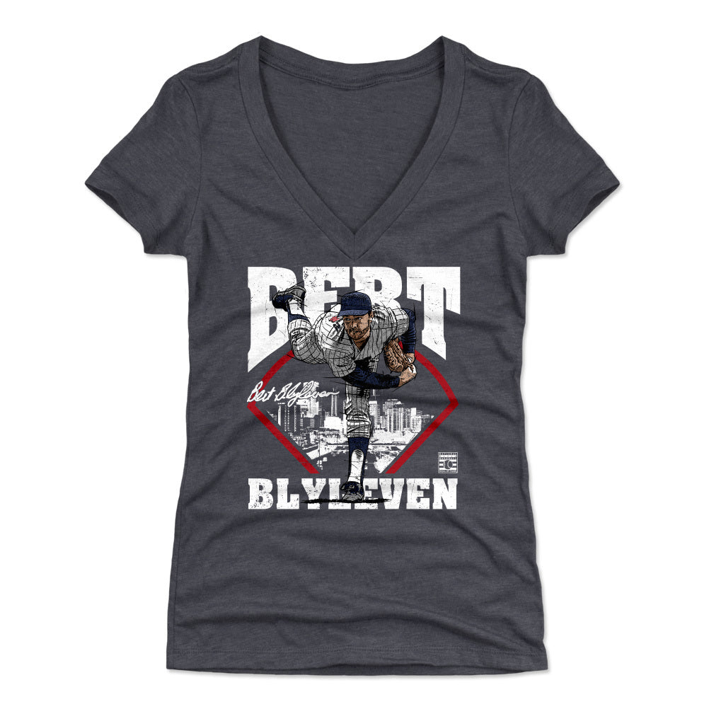 Bert Blyleven Women&#39;s V-Neck T-Shirt | 500 LEVEL