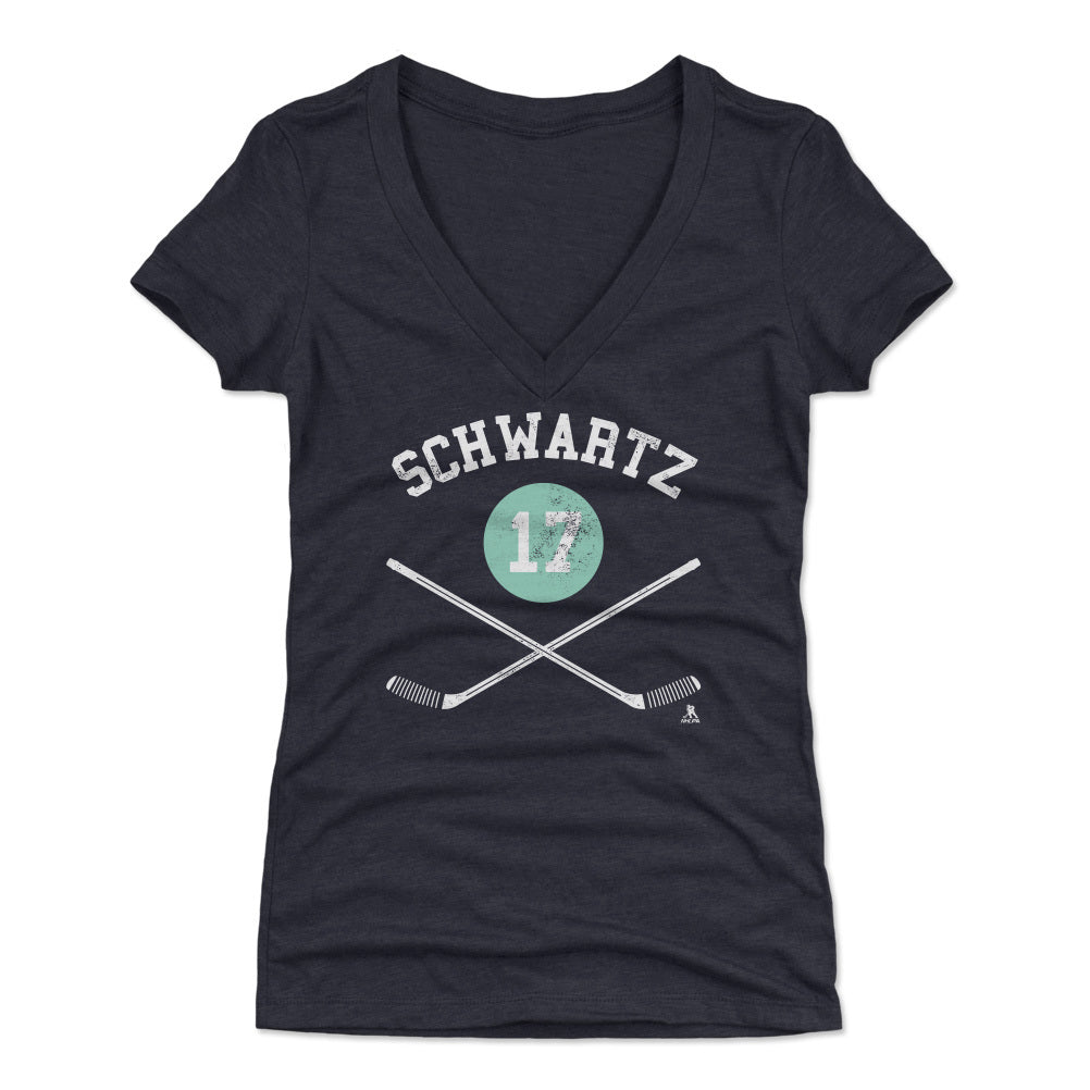 Jaden Schwartz Women's V-Neck T-Shirt | 500 LEVEL