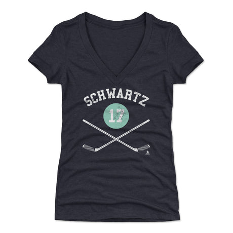 Jaden Schwartz Women's V-Neck T-Shirt | 500 LEVEL