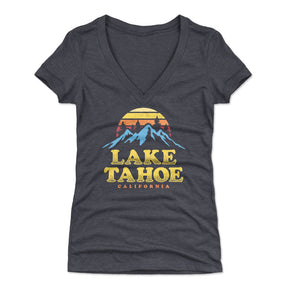 Lake Tahoe Women's V-Neck T-Shirt | 500 LEVEL