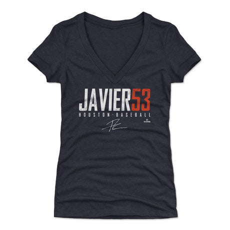 Cristian Javier Women's V-Neck T-Shirt | 500 LEVEL