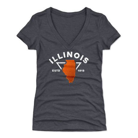 Illinois Women's V-Neck T-Shirt | 500 LEVEL