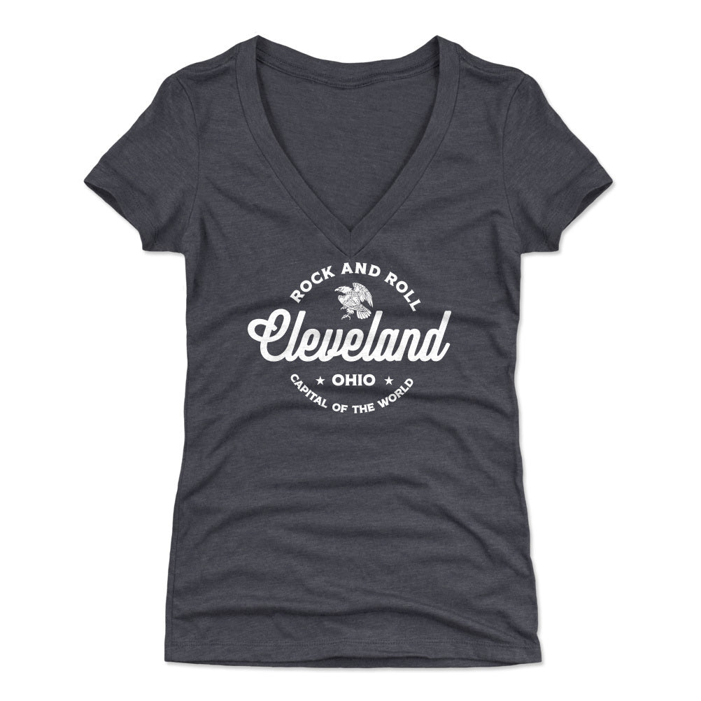 Cleveland Women's V-Neck T-Shirt | 500 LEVEL