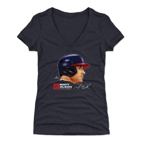 Matt Olson Women's V-Neck T-Shirt | 500 LEVEL