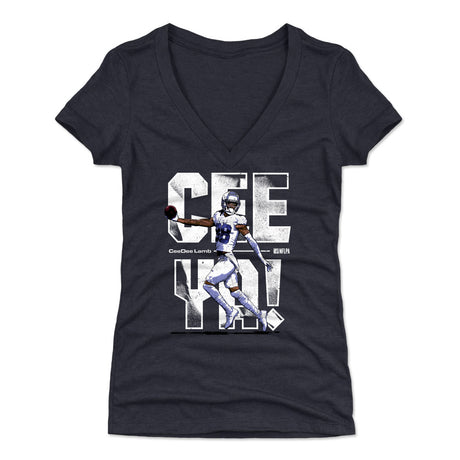 CeeDee Lamb Women's V-Neck T-Shirt | 500 LEVEL