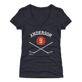Glenn Anderson Women's V-Neck T-Shirt | 500 LEVEL