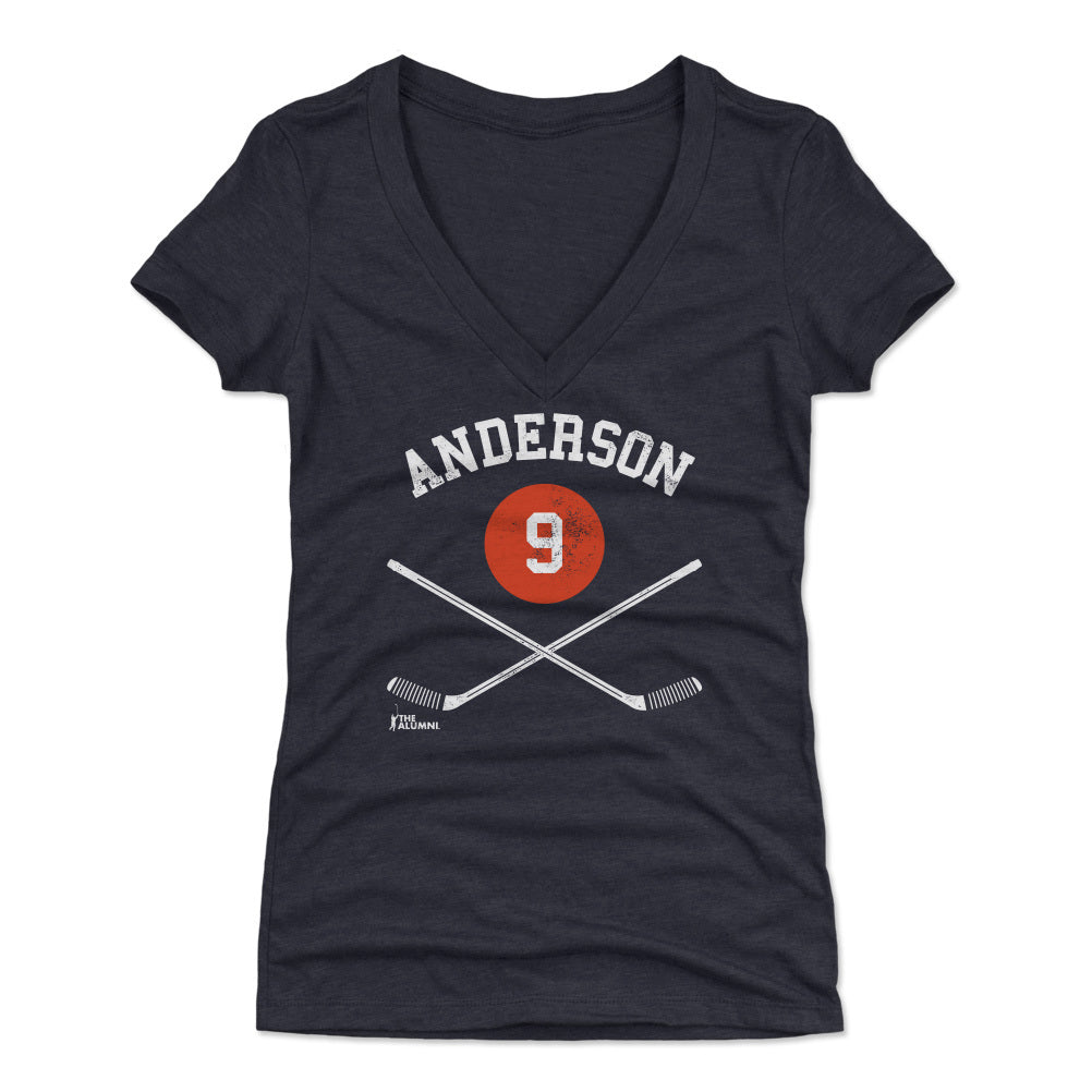 Glenn Anderson Women&#39;s V-Neck T-Shirt | 500 LEVEL