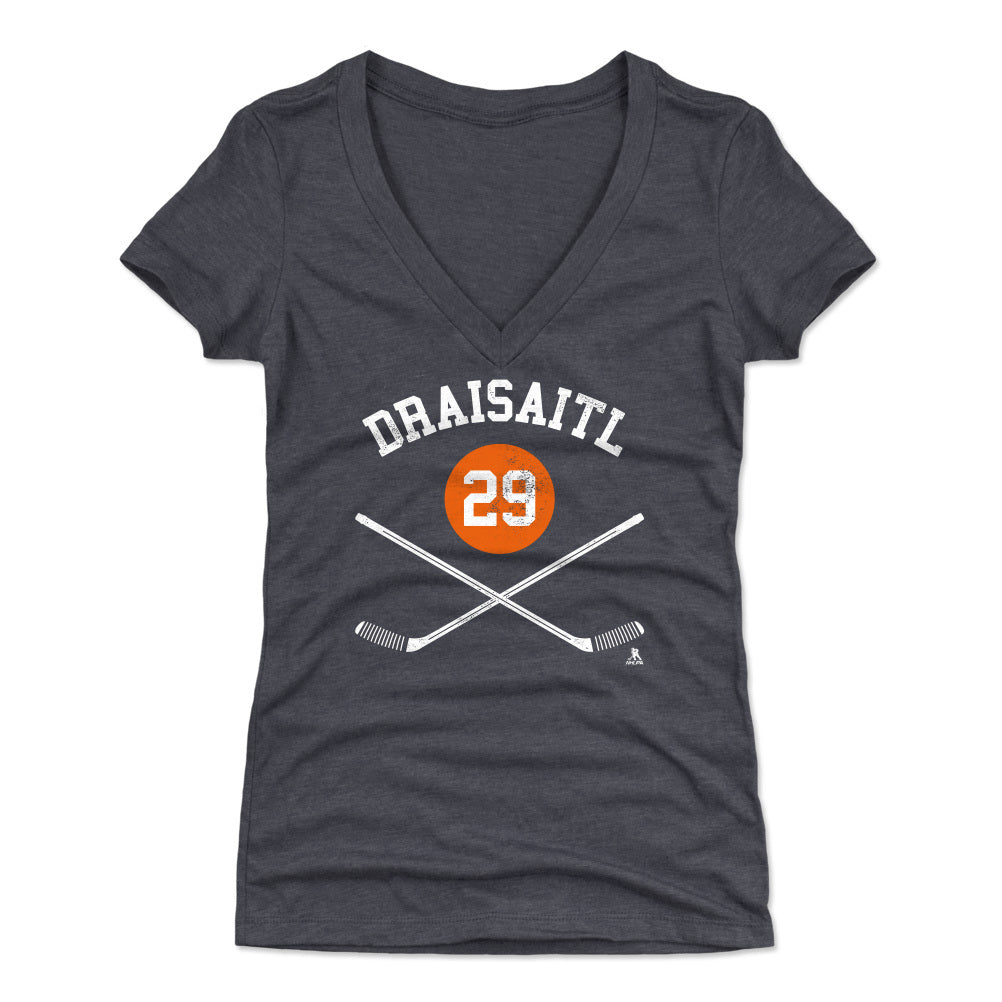 Leon Draisaitl Women's V-Neck T-Shirt | 500 LEVEL
