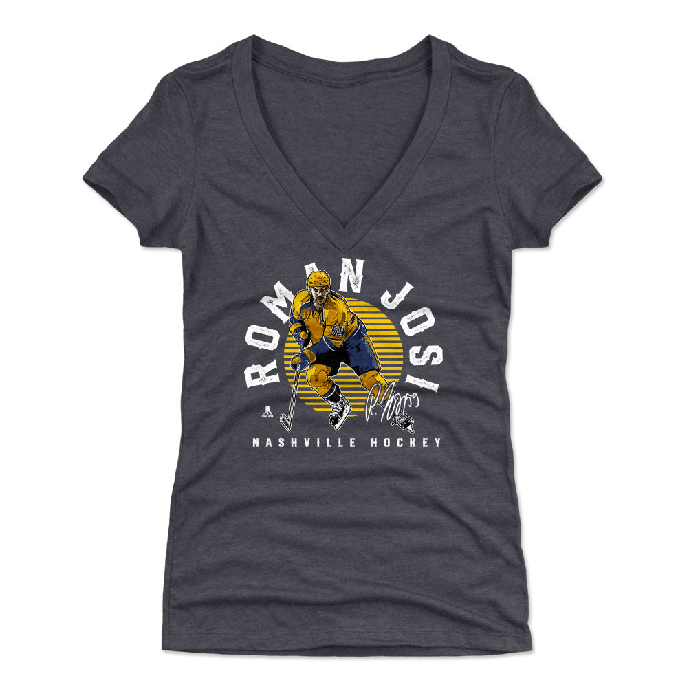 Roman Josi Women's V-Neck T-Shirt | 500 LEVEL