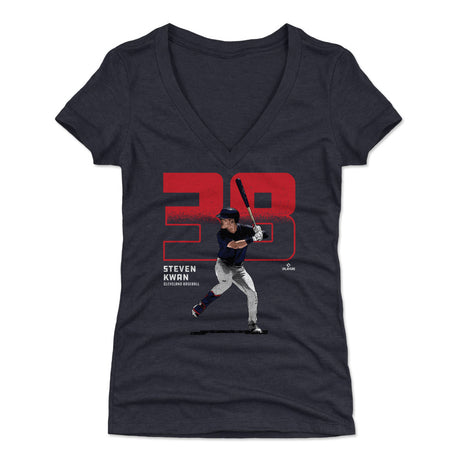 Steven Kwan Women's V-Neck T-Shirt | 500 LEVEL