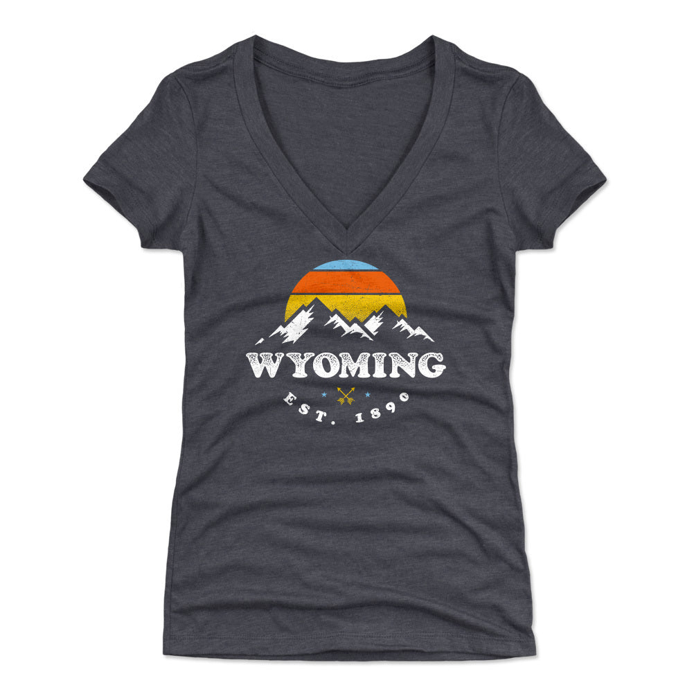 Wyoming Women's V-Neck T-Shirt | 500 LEVEL