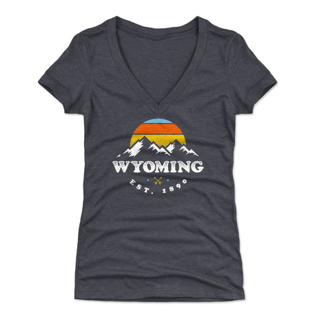 Wyoming Women's V-Neck T-Shirt | 500 LEVEL