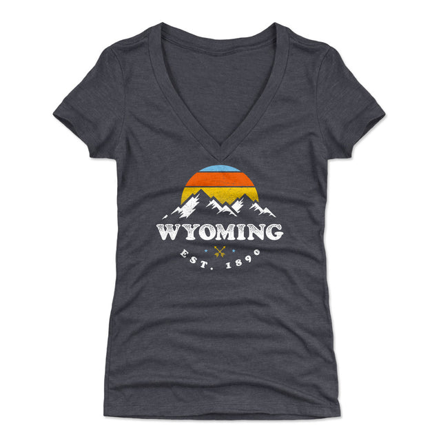 Wyoming Women's V-Neck T-Shirt | 500 LEVEL