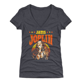 Janis Joplin Women's V-Neck T-Shirt | 500 LEVEL