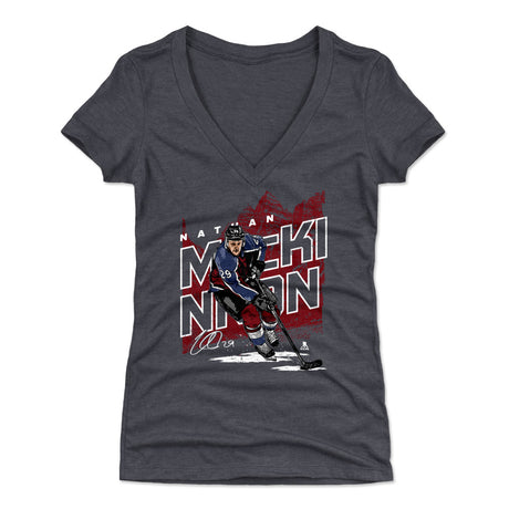 Nathan MacKinnon Women's V-Neck T-Shirt | 500 LEVEL