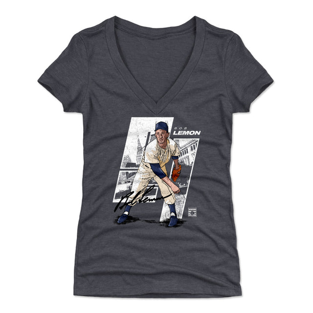 Bob Lemon Women's V-Neck T-Shirt | 500 LEVEL