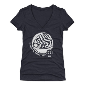 Rudy Gobert Women's V-Neck T-Shirt | 500 LEVEL