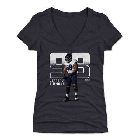 Jeffery Simmons Women's V-Neck T-Shirt | 500 LEVEL