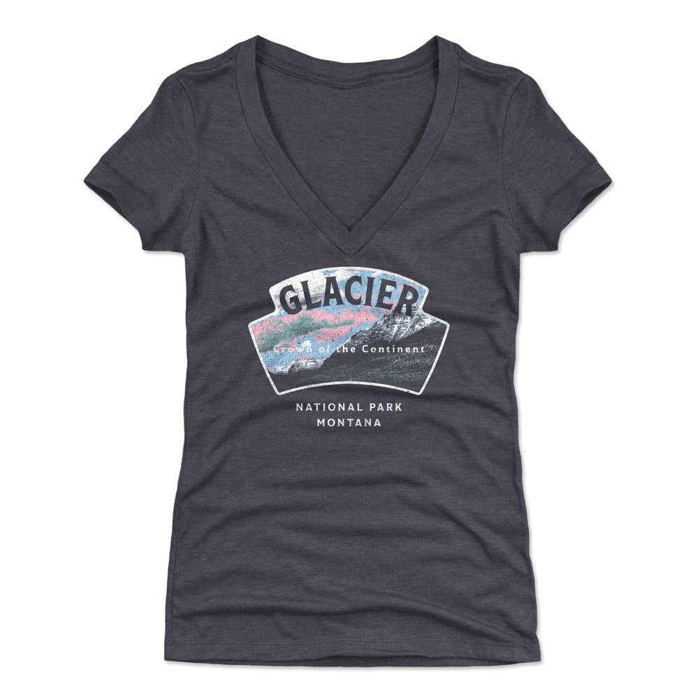 Glacier National Park Women&#39;s V-Neck T-Shirt | 500 LEVEL