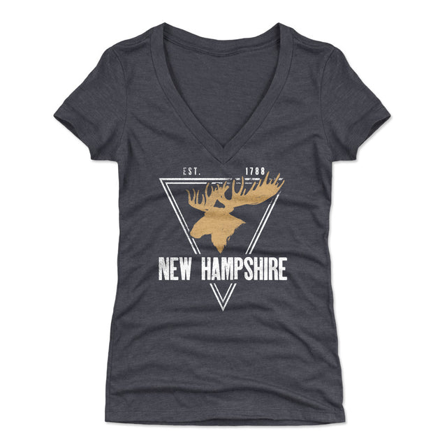 New Hampshire Women's V-Neck T-Shirt | 500 LEVEL