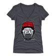 Mike Trout Women's V-Neck T-Shirt | 500 LEVEL