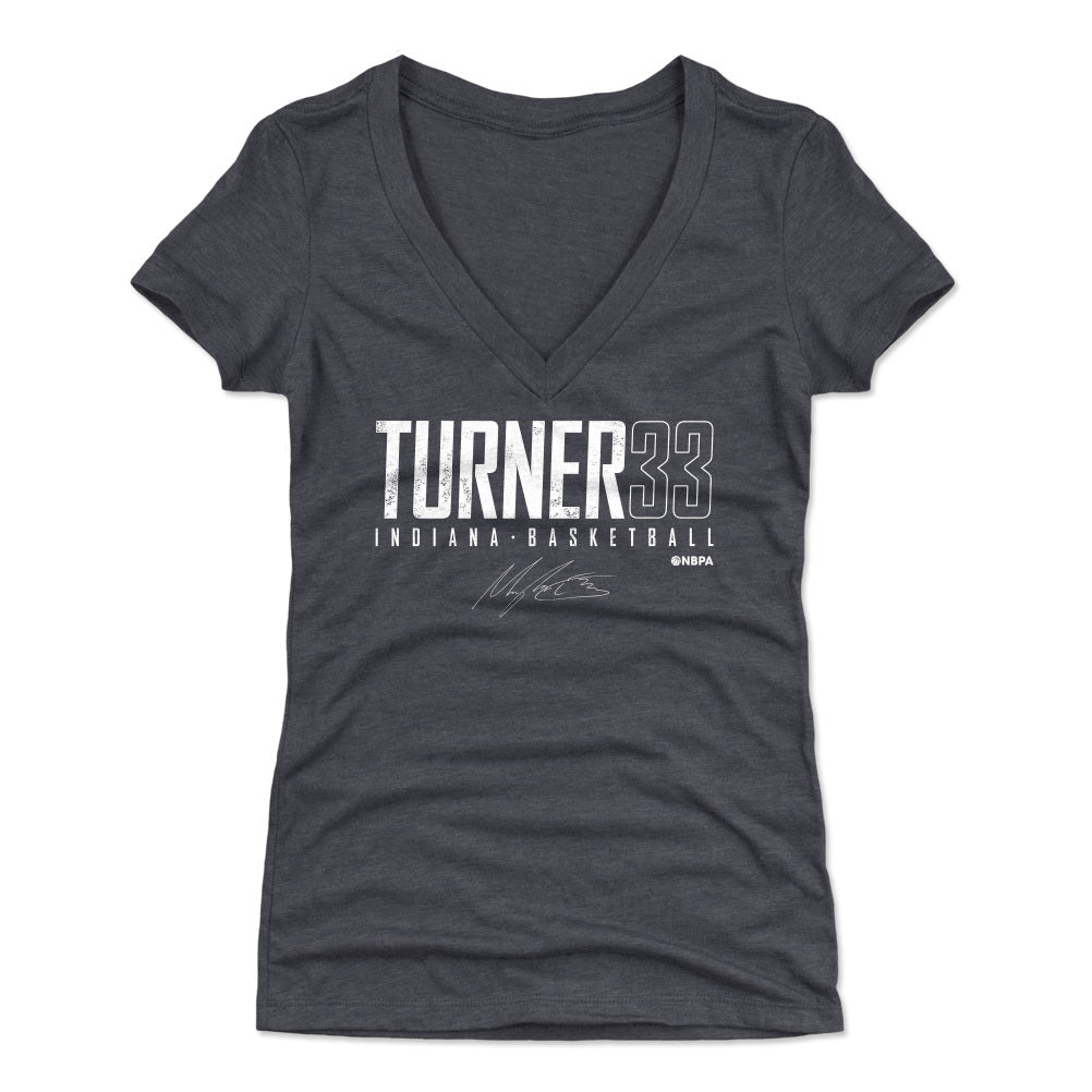 Myles Turner Women&#39;s V-Neck T-Shirt | 500 LEVEL