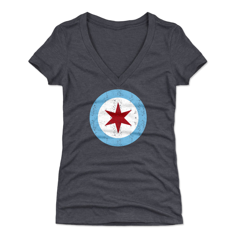 Chicago Women's V-Neck T-Shirt | 500 LEVEL