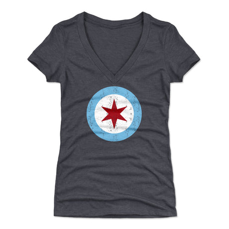 Chicago Women's V-Neck T-Shirt | 500 LEVEL