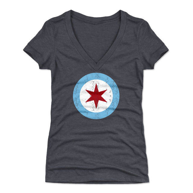 Chicago Women's V-Neck T-Shirt | 500 LEVEL