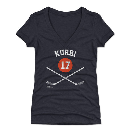 Jari Kurri Women's V-Neck T-Shirt | 500 LEVEL