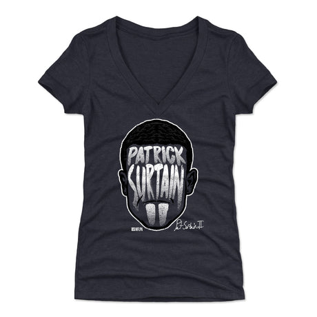 Patrick Surtain II Women's V-Neck T-Shirt | 500 LEVEL