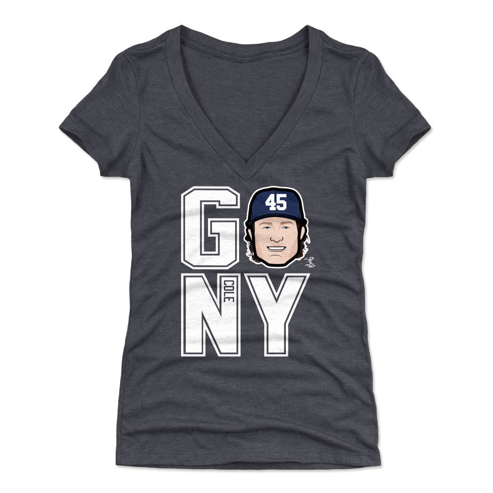 Gerrit Cole Women's V-Neck T-Shirt | 500 LEVEL