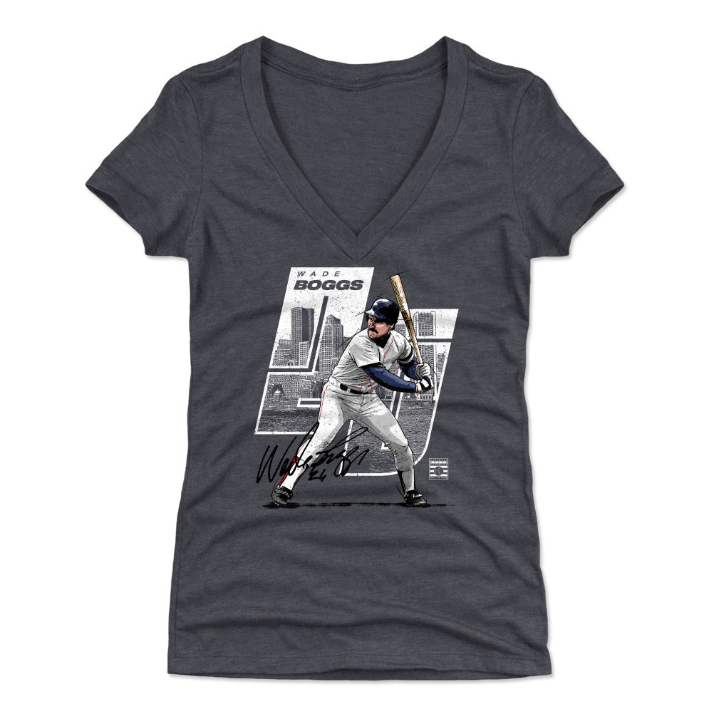 Wade Boggs Women's V-Neck T-Shirt | 500 LEVEL