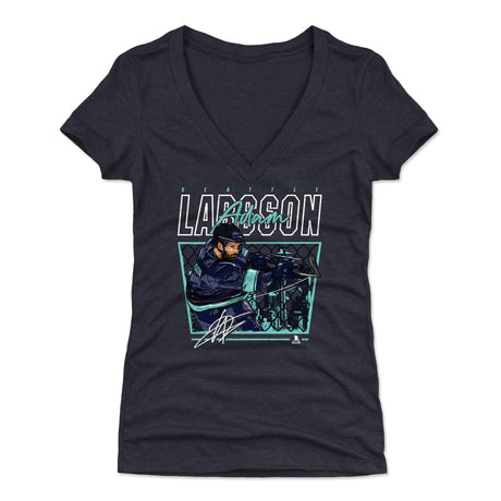 Adam Larsson Women's V-Neck T-Shirt | 500 LEVEL