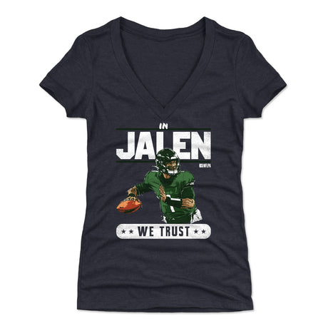 Jalen Hurts Women's V-Neck T-Shirt | 500 LEVEL