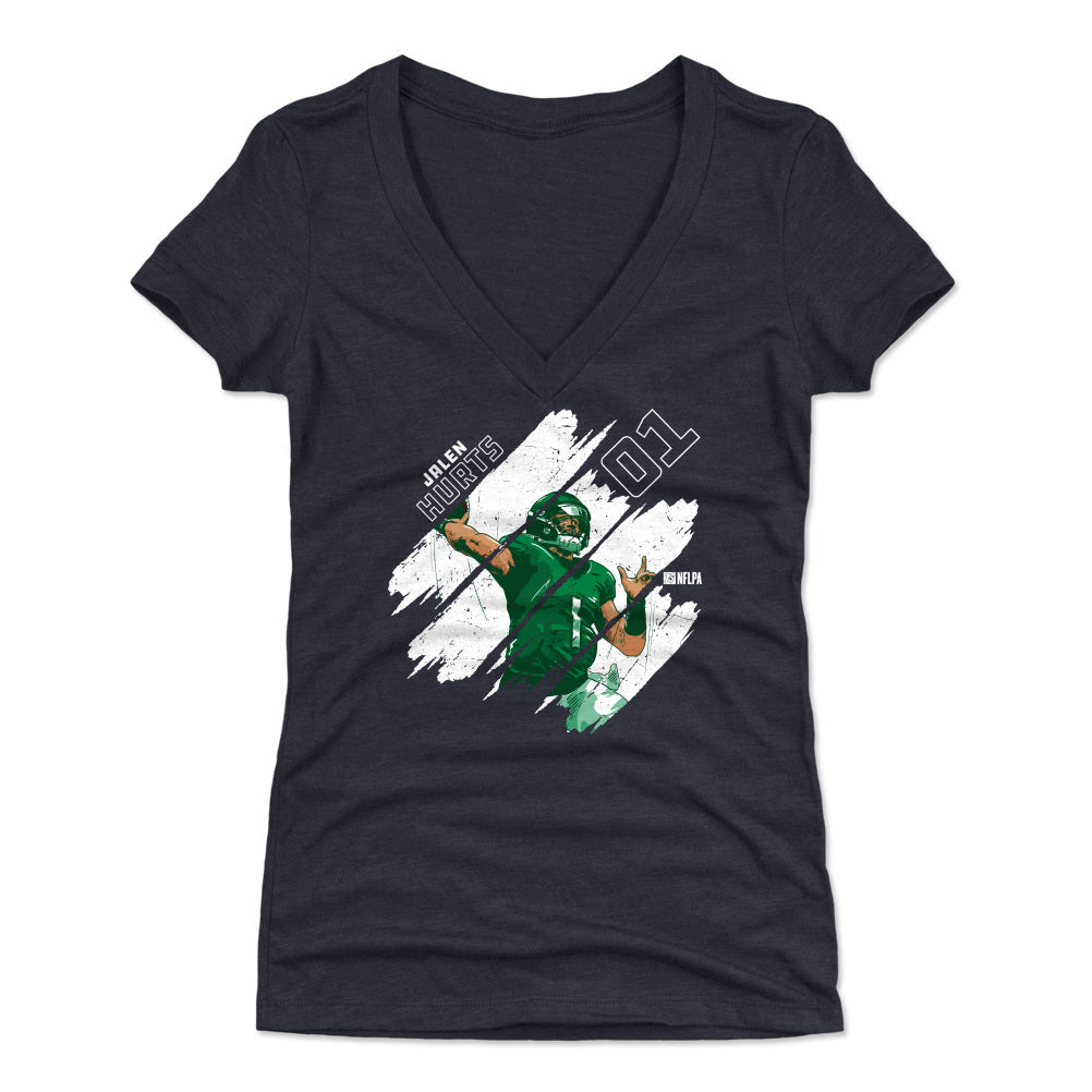 Jalen Hurts Women's V-Neck T-Shirt | 500 LEVEL