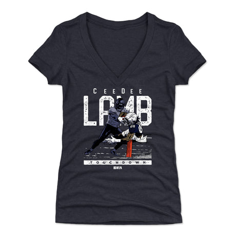 CeeDee Lamb Women's V-Neck T-Shirt | 500 LEVEL
