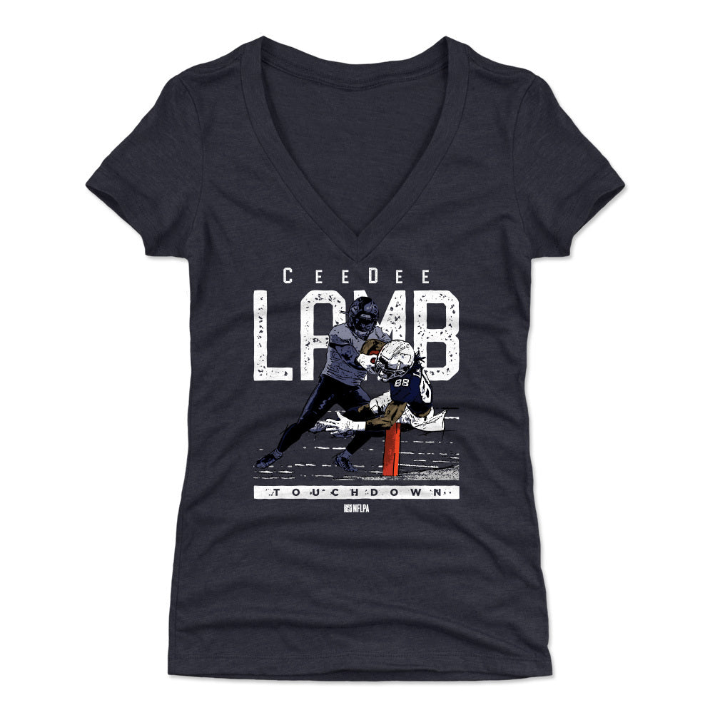 CeeDee Lamb Women&#39;s V-Neck T-Shirt | 500 LEVEL