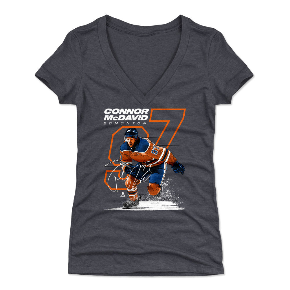 Connor McDavid Women's V-Neck T-Shirt | 500 LEVEL